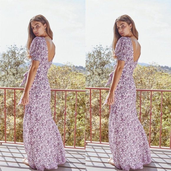 Saylor Ryland Dress - Size M - Purple/Pink - Picture 3 of 6